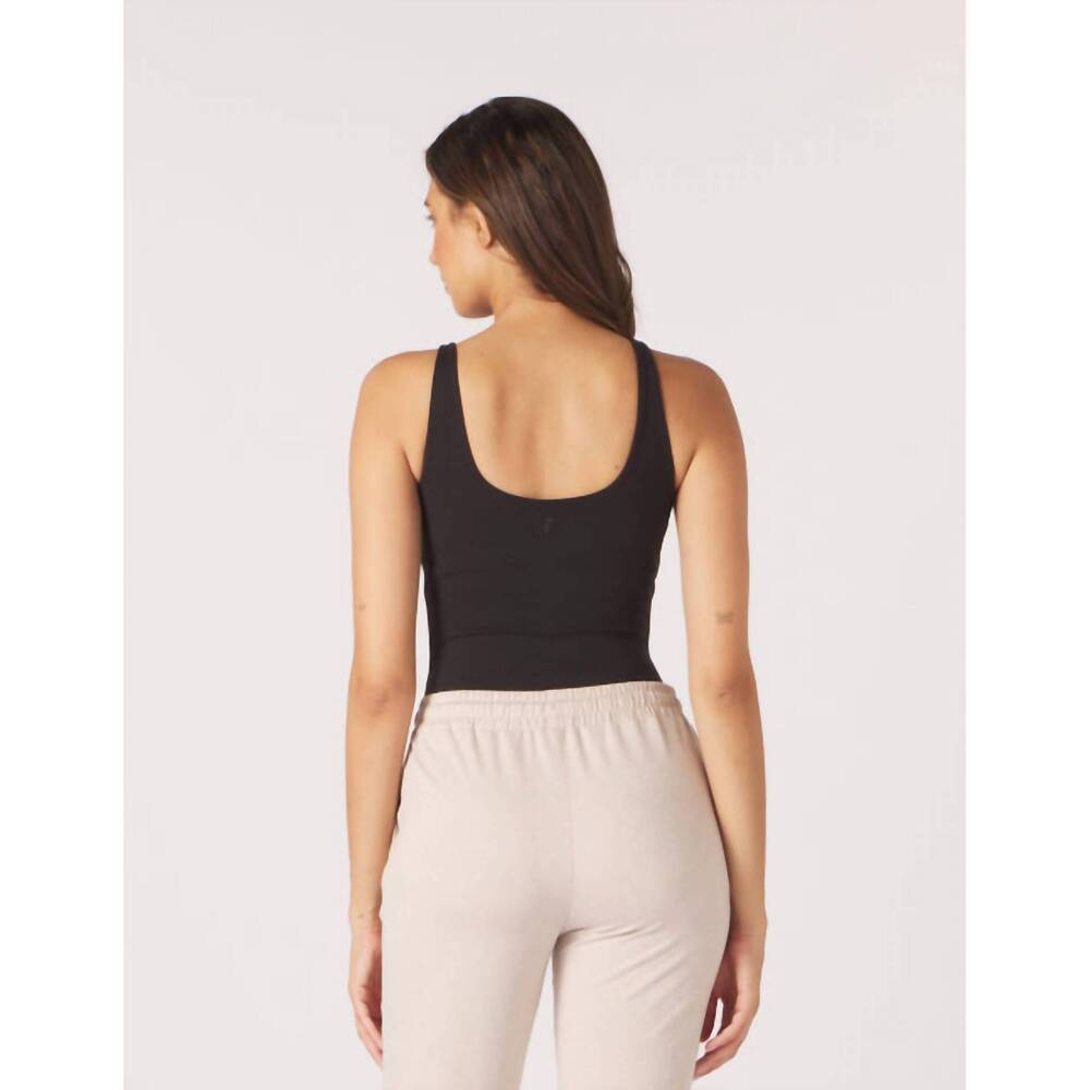 NEW GLYDER sculpt skimmer tank top in black - Picture 2 of 4